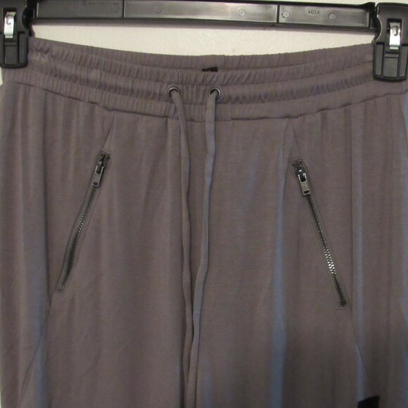 NWT Banana Republic Joggers Womens XS Gray Tapered Pull-On Ankle Zip Pockets - Picture 2 of 8